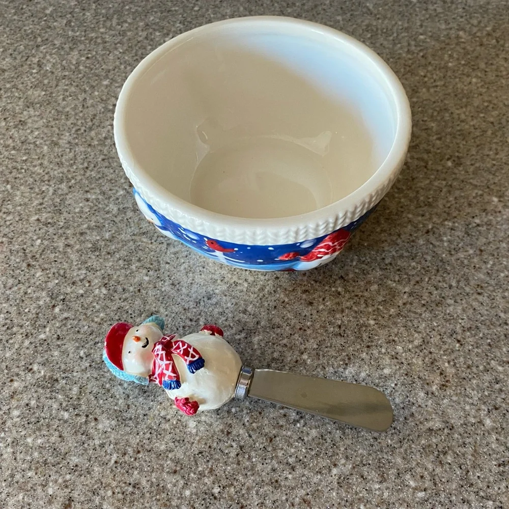 St. Nicholas Square Christmas Dip Set “Let It Snow” - Picture 3 of 7